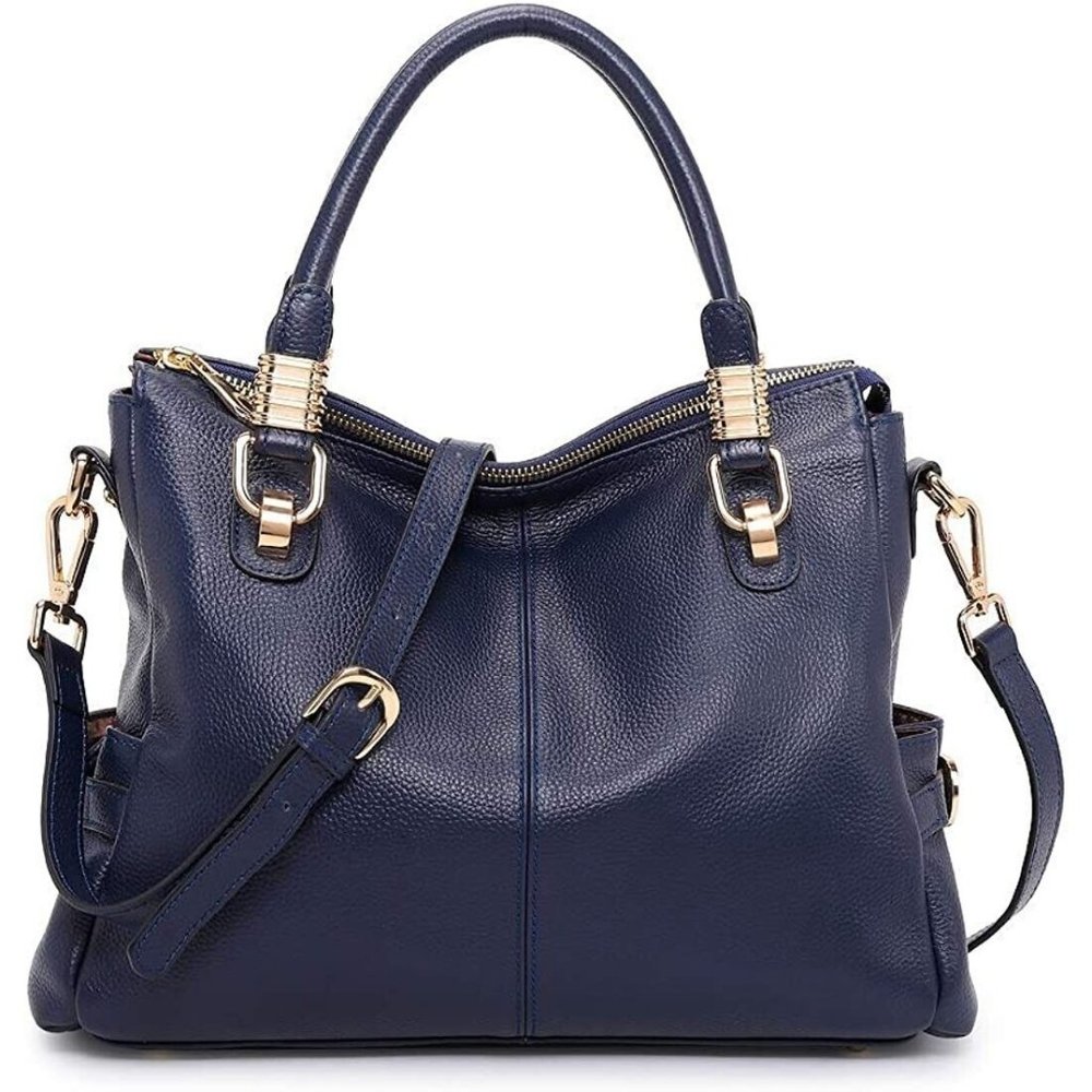 Kattee Genuine Soft Leather Purse / Handbag, Satchel Tote Shoulder Bag - Picture 2 of 13